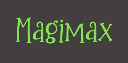 Magimax Font Poster 1
