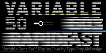 Trans Rapid Variable Font Poster 3