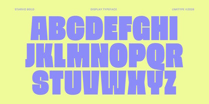 Starvo Font Poster 6
