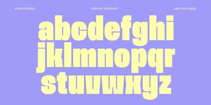 Starvo Font Poster 7
