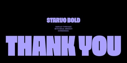 Starvo Font Poster 10