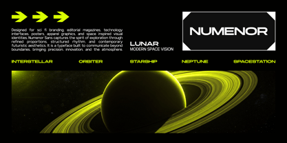 GC Numenor Font Poster 8
