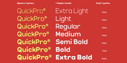 GC Quick Pro Font Poster 4
