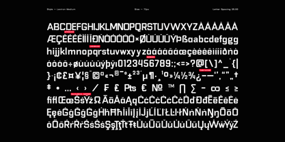 Lextron Font Poster 8