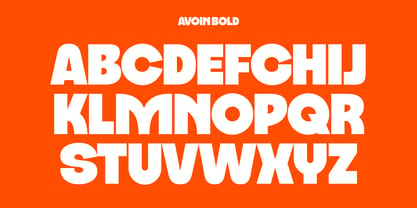 Avoin Font Poster 6