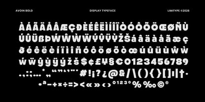 Avoin Font Poster 9