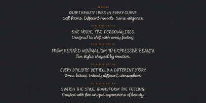 Yesternote Font Poster 13