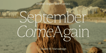 Molimer Font Poster 2