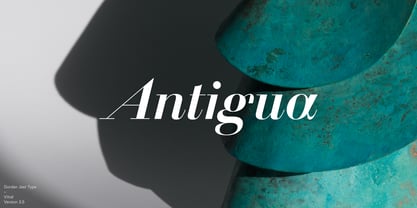 Vitral Font Poster 2