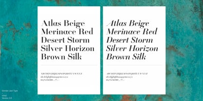 Vitral Font Poster 3