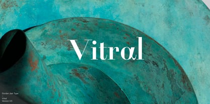Vitral Font Poster 1