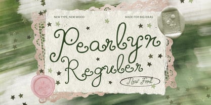 Pearlyn Font Poster 1