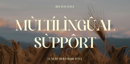 Reuton Font Poster 10