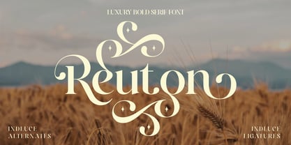 Reuton Font Poster 1