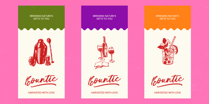 Bentaris Font Poster 6