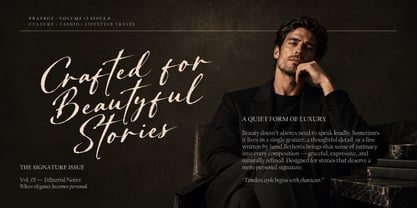 Bethoria Signature Font Poster 6