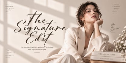 Bethoria Signature Font Poster 3