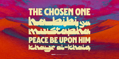 Syaikh Font Poster 3
