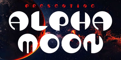 Alpha Moon Font Poster 1