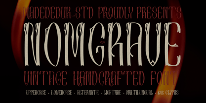 Nomgrave Font Poster 1