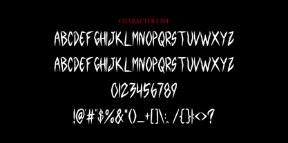 Vexna Font Poster 3