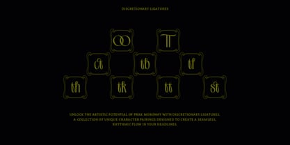 PRAK Moroway Font Poster 10