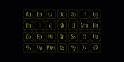 PRAK Moroway Font Poster 12