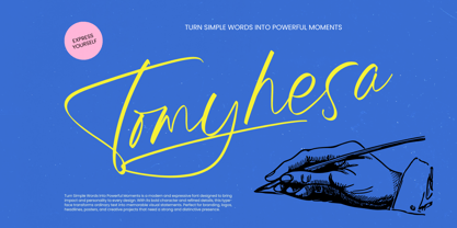 Tomyhesa Font Poster 1