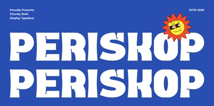 Periskop Font Poster 1