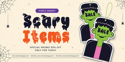 Spooky Halloween Day Font Poster 6