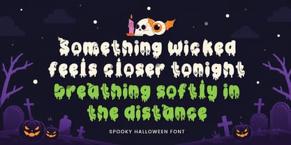 Spooky Halloween Day Font Poster 8