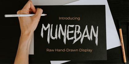 Muneban Font Poster 1