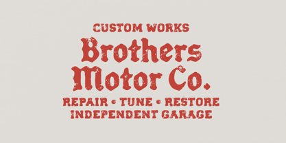 Forge Garage Font Poster 6