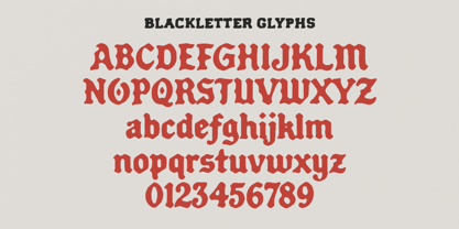 Forge Garage Font Poster 12