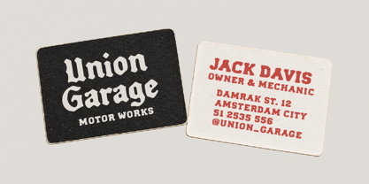 Forge Garage Font Poster 10