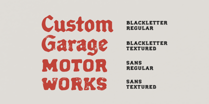 Forge Garage Font Poster 4