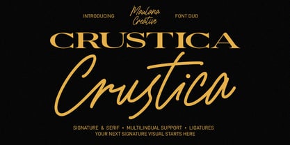 Crustica Font Poster 1