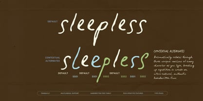 Tranquilly Font Poster 12