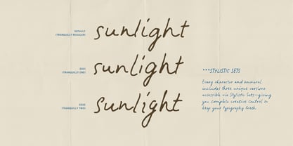 Tranquilly Font Poster 8