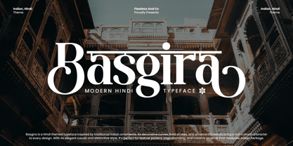 Basgira Font Poster 1