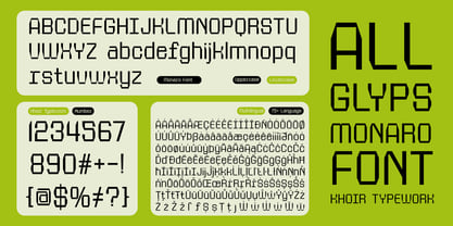 Monaro Font Font Poster 7