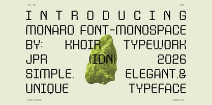 Monaro Font Font Poster 6