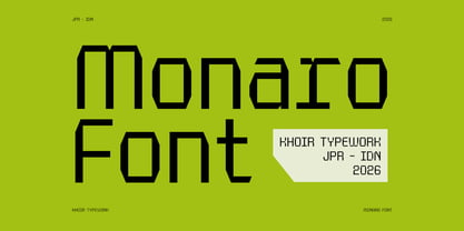 Monaro Font Font Poster 1