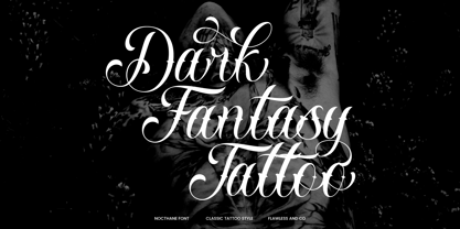 Nocthane Font Poster 3