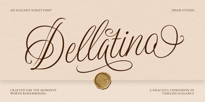 Dellatino Font Poster 1