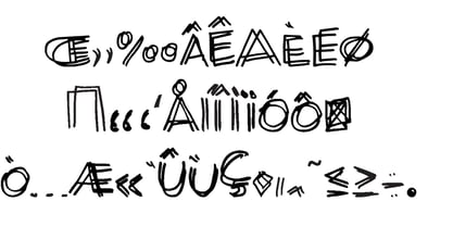 Seeingdouble Font Poster 2