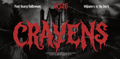 Crayens Font Poster 1