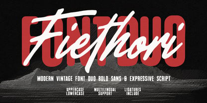 Fiethori Font Poster 1