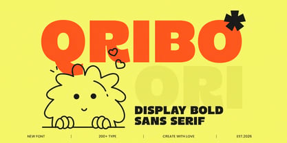 Qribo Font Poster 1