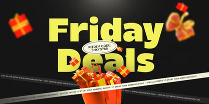 Qribo Font Poster 2